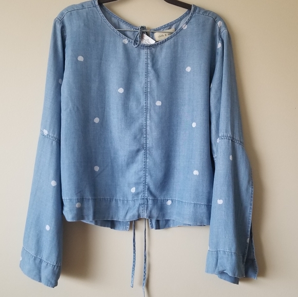 Anthropologie Cloth and Stone tie back top - Picture 1 of 9